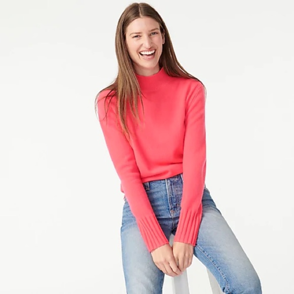 J. Crew Cashmere Mockneck Sweater